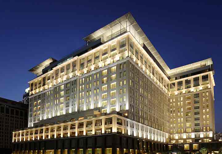 Exterior of Ritz Carlton in Dubai United Arab Emirates