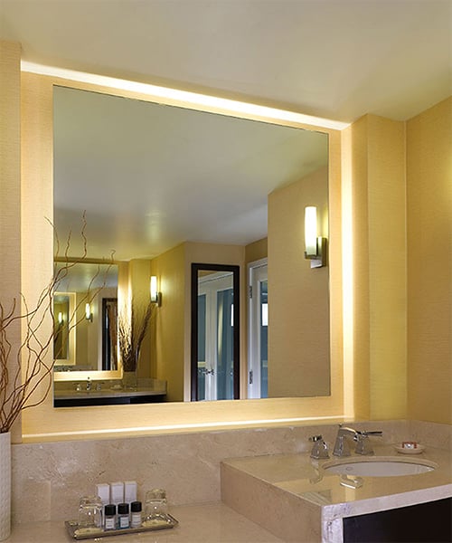 Serenity LED Lighted Mirror Product Page Image 3