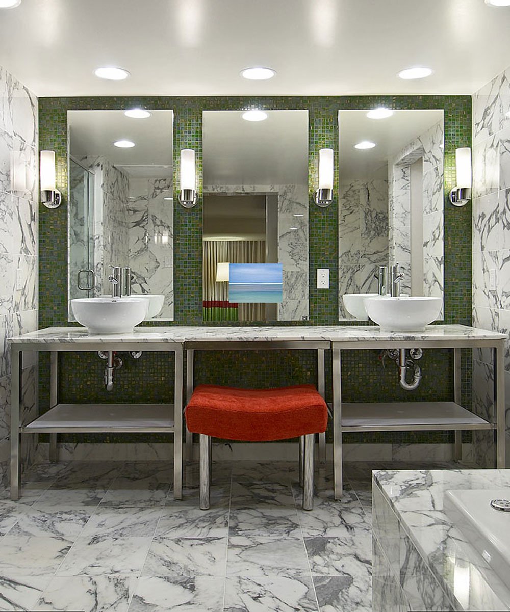 Loft-Bathroom-Mirror-TV-by-Electric-Mirror-at-the-Flamingo-Las-Vegas-Nevada