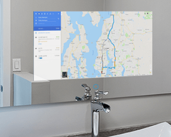 Savvy Smart Mirror with mapping app