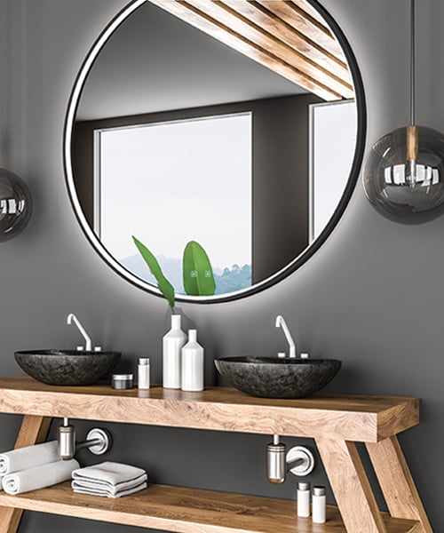Brilliance LED Lighted Mirror, Electric Mirror