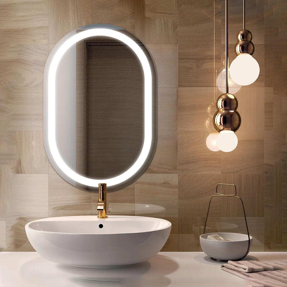 Round Cosmetic mirror magnetic - LED light – Bathroom Store Ireland