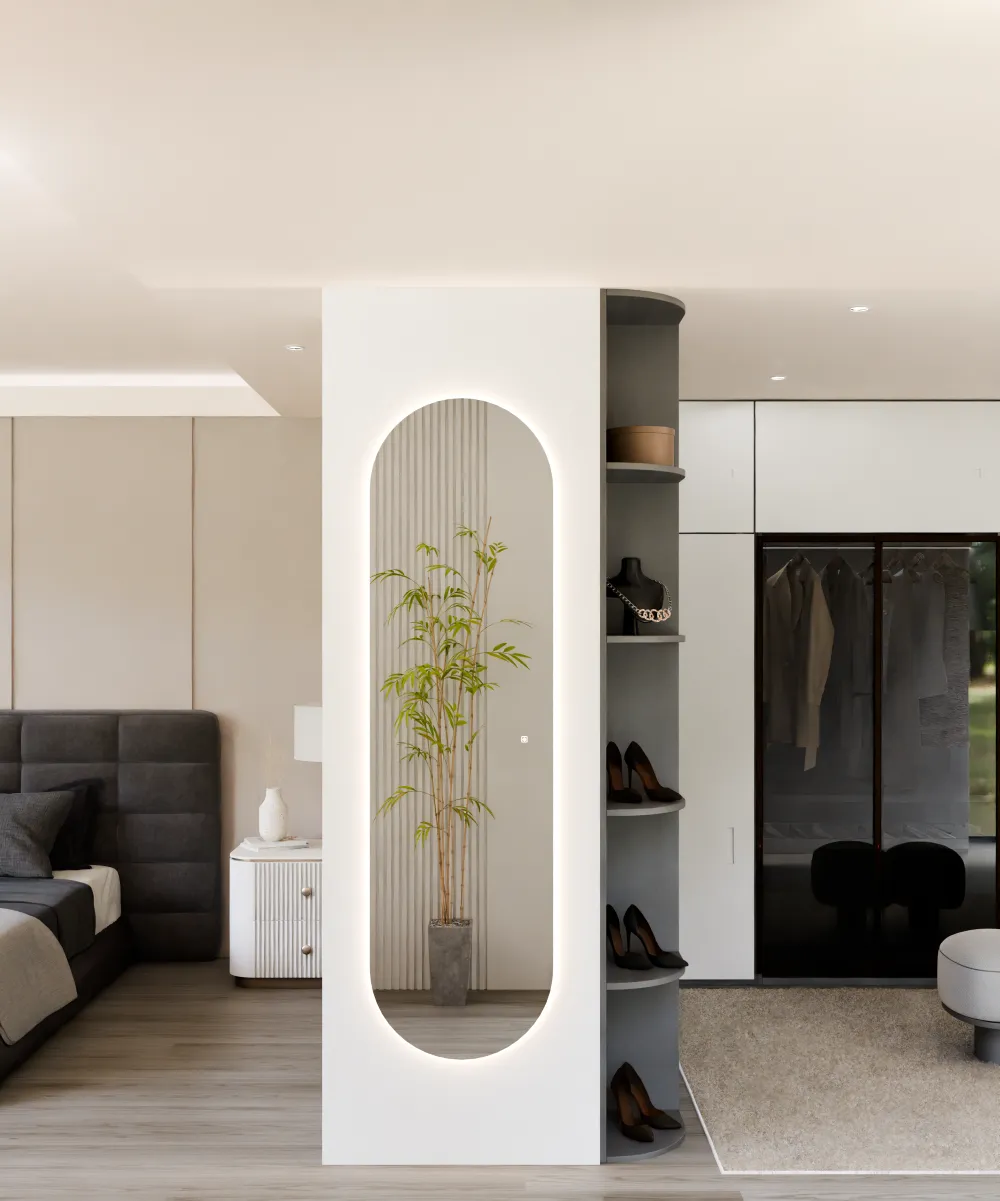 EM Ellura Lighted Wardrobe Mirror